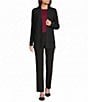 Investments Petite Size 3/4 Sleeve Envelope Neck Knit Top - Image 6