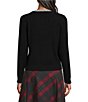 Investments Petite Size Long Sleeve Crew Neck Twofer Sweater - Image 2