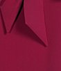 Investments Petite Size Long Sleeve V-Neck Bow Blouse - Image 4