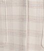 Investments Petite Size Plaid 3/4 Ruched Sleeve Notch Lapel Lined Button Front Blazer - Image 6
