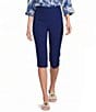 Investments Petite Size Pull-On Pintuck Capri Pants - Image 1
