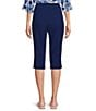 Investments Petite Size Pull-On Pintuck Capri Pants - Image 2
