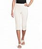 Investments Petite Size Pull-On Pintuck Capri Pants - Image 1