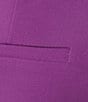 Color:Bright Violet - Image 5 - Petite Size the 5TH AVE fit Elite Stretch Crop Pants