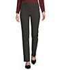 Investments Petite Size the PARK AVE Fit Stretch Straight Leg Pants - Image 1