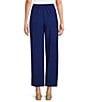 Investments Petite Size Wide Leg Cargo Pants, Color:Bellwether Blue - Image 2