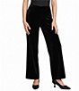Investments Petite Size Wide Leg Pull-On Velvet Pants - Image 1