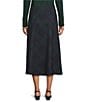 Investments Pine Grove Plaid Pull-On Ponte Maxi Skirt - Image 2