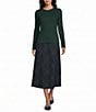 Investments Pine Grove Plaid Pull-On Ponte Maxi Skirt - Image 3