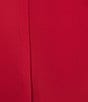 Investments Platinum Suiting Plus Size Woven Sleeveless V-Neck Button Front Top, Color:Stoplight Red - Image 4