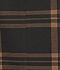 Investments Plus Large Windowpane Long Sleeve One Button Notch Lapel Blazer, Color:Large Windowpane - Image 8