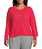 Investments Plus Size Charlotte Crew Neck Long Sleeve Button Front Cardigan - Image 6