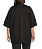 Investments Plus Size Elbow Sleeve Open Front Knit Cardigan - Image 2