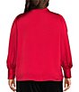 Investments Plus Size Long Cuffed Sleeve Point Collar Button Down Satin Top - Image 6