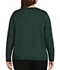 Investments Plus Size Long Sleeve Button Cuff Crew Neck Sweater - Image 5