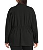 Investments Plus Size Performance Traveler Long Sleeve One Button Notch Lapel Blazer - Image 2