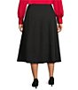 Investments Plus Size Pull-On Ponte Maxi Skirt - Image 2