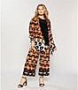 Investments Plus Size Soft Separates Light Honeycomb Border Long Sleeve Coordinating Topper, Color:Light Honeycomb Border - Image 5