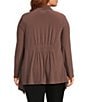 Investments Plus Size Soft Separates Long Sleeve Open Front Jacket - Image 2