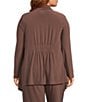 Investments Plus Size Soft Separates Long Sleeve Open Front Jacket - Image 2