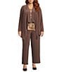 Investments Plus Size Soft Separates Long Sleeve Open Front Jacket - Image 3