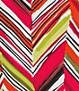 Investments Plus Size Soft Separates Multi Broken Chevron Reversible Crew to Scoop Neck Sleeveless Top, Color:Multi Broken Chevron - Image 6