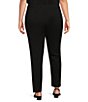 Investments Plus Size the PARK AVE fit Pull-On Mid-Rise Straight Leg Pants - Image 2