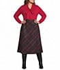 Investments Plus Size V-Neck Long Sleeve Bow Sweater - Image 3