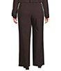 Investments Plus Size Wide Leg Pull-On Stretch Pants - Image 2