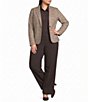 Investments Plus Size Wide Leg Pull-On Stretch Pants - Image 3