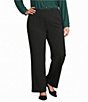 Investments Plus Size Wide Leg Pull-On Stretch Pants - Image 5