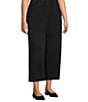 Investments Plus Size Wide Leg Pull-On Twill Crop Pants - Image 3