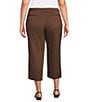 Investments Plus Size Wide Leg Pull-On Twill Crop Pants - Image 2