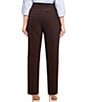 Color:Coffee - Image 2 - Plus Size the 5TH AVE fit Straight Leg Pants