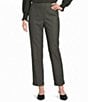 Investments Pull-On Heather Flannel Cuffed Ankle Pants - Image 5