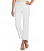 Investments Pull-On Lightweight Ponte Kick Flare Crop Pants - Image 1