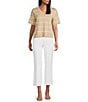 Investments Pull-On Lightweight Ponte Kick Flare Crop Pants - Image 3