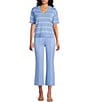 Investments Pull-On Light Weight Ponte Kick Flare Crop Pants - Image 5