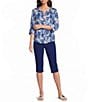 Investments Pull-On Pintuck Capri Pants - Image 3