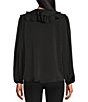 Investments Ruffle V-Neck Long Sleeve Blouse - Image 2