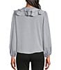 Investments Ruffle V-Neck Long Sleeve Blouse - Image 2