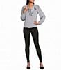 Investments Ruffle V-Neck Long Sleeve Blouse - Image 3