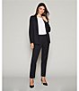 Color:Black - Image 5 - Signature Ponte Knit Ankle Pull-On Pants