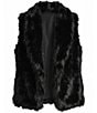 Investments Sleeveless Snap Front Faux Fur Vest - Image 5