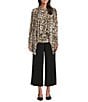 Investments Soft Separates Leopard Print Long Sleeve Open Front Jacket - Image 3
