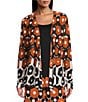 Investments Soft Separates Light Honeycomb Border Long Sleeve Coordinating Topper, Color:Light Honeycomb Border - Image 4