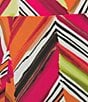 Investments Soft Separates Multi Broken Chevron Elastic Waist Coordinating Pull-On Crop Pants, Color:Multi Broken Chevron - Image 3