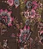Investments Soft Separates Multi Canvas Flourish Print Long Sleeve Open Front Jacket - Image 4