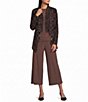 Investments Soft Separates Pinecone True Leopard Print Long Sleeve Open Front Jacket - Image 3