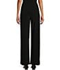 Color:Black - Image 2 - Soft Separates Mid Rise Tapered Straight Leg Pull-On Pants